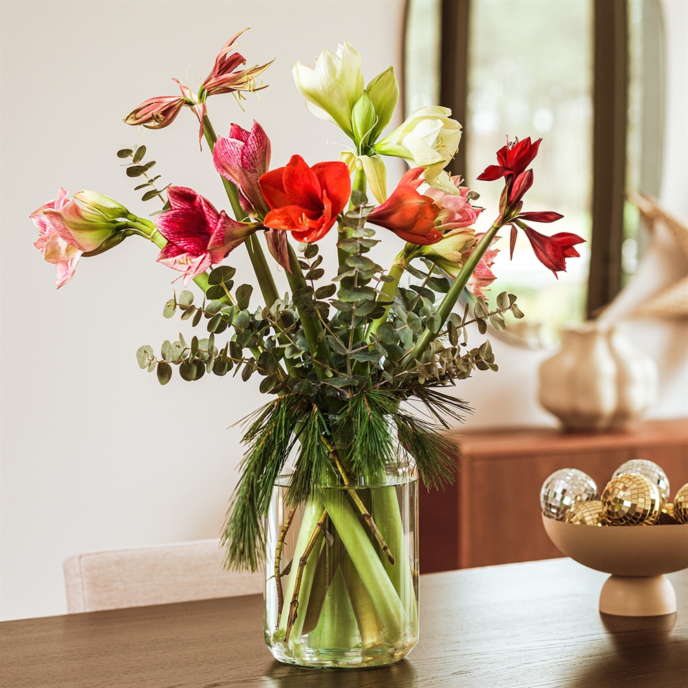 Amaryllis kerstboeket